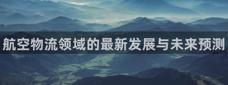 超凡国际p图上分下款通道：航空物流领